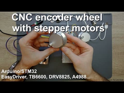 CNC encoder wheel with stepper motors thumbnail