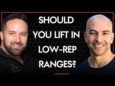 Does the average person need to lift in low-rep ranges? | Layne Norton and Peter Attia thumbnail