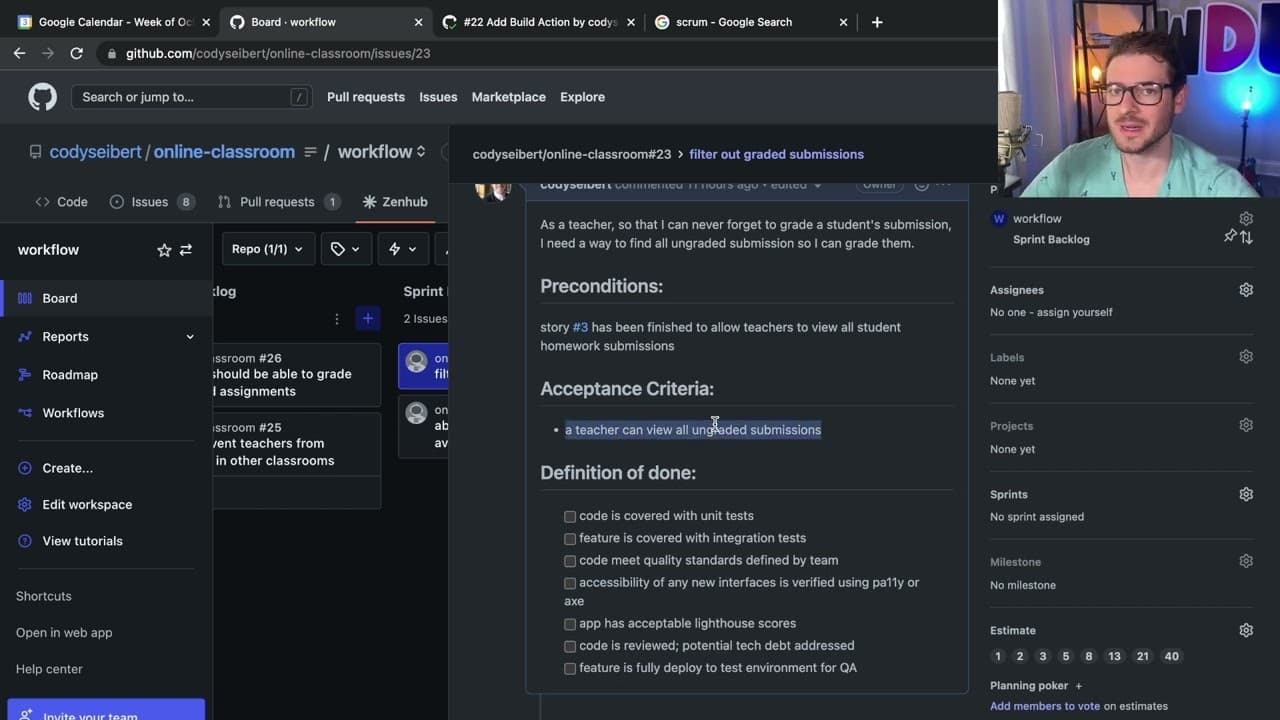 YouTube video player