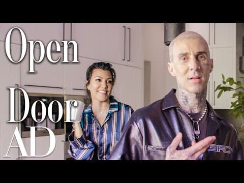 Inside Travis Barker's Tranquil Family Home | Open Door | Architectural Digest thumbnail
