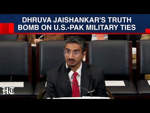 Dhruva Jaishankar’s Direct Message To Washington, Calls Out US-Pakistan's Army Ties As Major Strain thumbnail