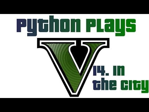 Self driving car neural network in the city - Python plays GTA with Tensor Flow p.14 thumbnail