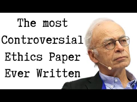 Peter Singer - ordinary people are evil thumbnail