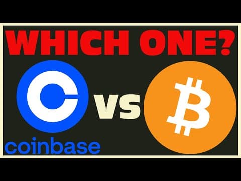 Coinbase Stock vs Bitcoin - What's The Best Investment? thumbnail