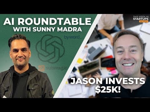 AI demos + Jason invests $25K live! | E1789 thumbnail