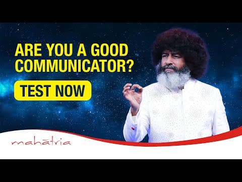 How To Communicate Effectively With People | Mahatria Explains The Art Of Communication thumbnail