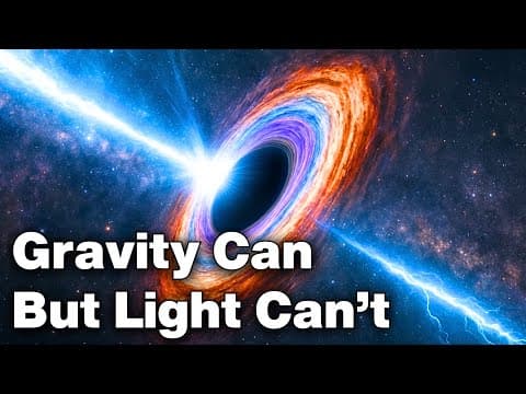 If Light Can’t Escape a Black Hole, Then How Can Gravity Escape? thumbnail
