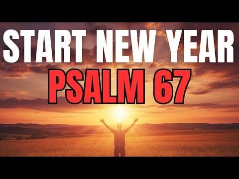 Morning Prayer With Psalm 67 | God’s Blessing and Favor for the New Year thumbnail