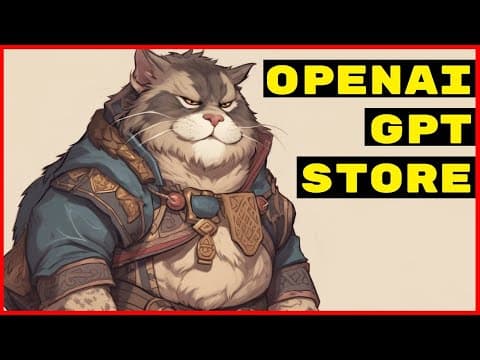 How to Create and Sell AI Apps on OpenAI's GPT Store? thumbnail