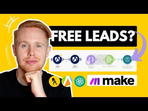 How I Scrape 1,000+ Leads & Send An Offer Too Good To Turn Down (100% Automatic) thumbnail