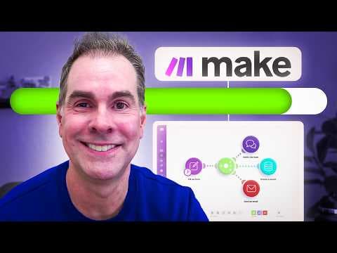 Learn 80% of Make.com In 22 Minutes thumbnail