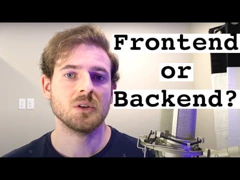 Which Is Better: Front End or Backend Development? thumbnail