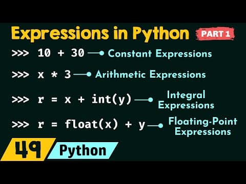 Expressions in Python (Part 1) thumbnail