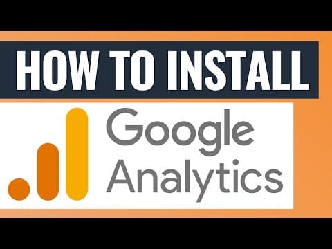 How to Install Google Analytics 4 - Google Analytics 4 Account Creation and Installation Tutorial thumbnail