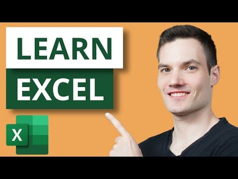 Excel Tutorial for Beginners thumbnail