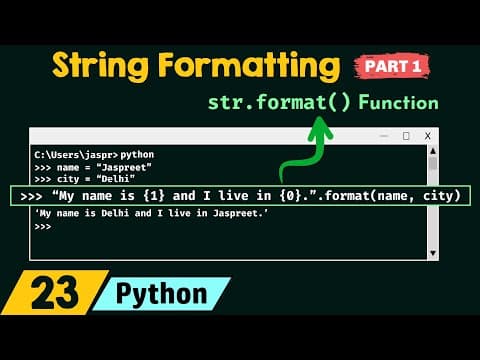 How to Format Strings in Python thumbnail