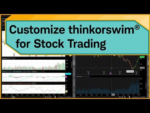 How to Customize thinkorswim for Stock Trading thumbnail