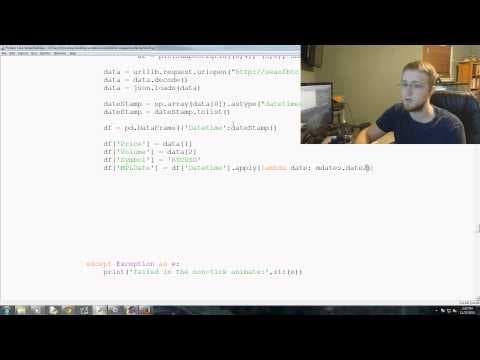 Pulling from Sea of BTC API - Tkinter tutorial Python 3.4 part 24 thumbnail