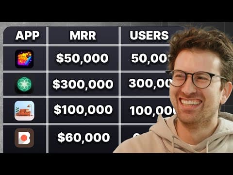 10 Unknown Apps Making $50K+ MRR (Copy Them) thumbnail
