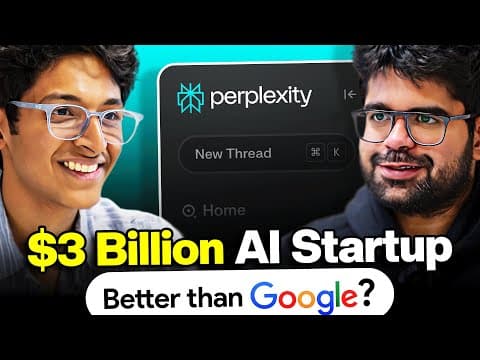 He QUIT OpenAI & Built a $3 BILLION Startup in 2 YEARS - Perplexity CEO | Ishan Sharma thumbnail