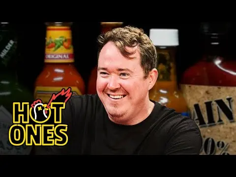 Shane Gillis Pounds Milk While Eating Spicy Wings | Hot Ones thumbnail