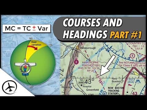 True and Magnetic Course - Courses and Headings in Navigation (Part 1/2) thumbnail