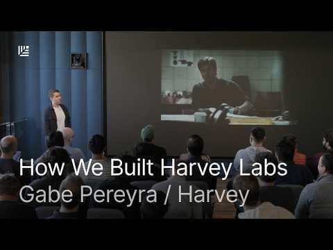 How Harvey Built a Research Lab on a Budget | Gabe Pereyra thumbnail