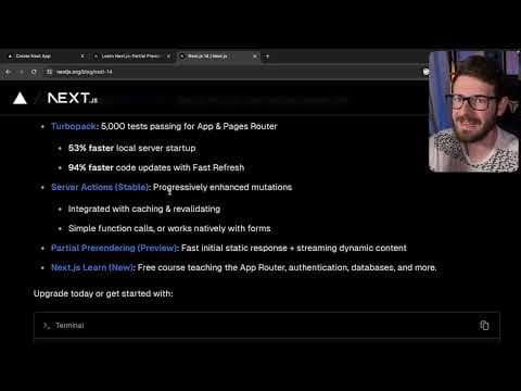 My thoughts on the Next.js 14 release thumbnail