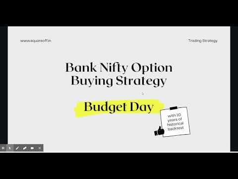 Bank Nifty Option Buying Trading strategy for budget day thumbnail