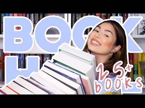 a BIG book haul... what's a book buying ban?! 👀 👋🏻 thumbnail