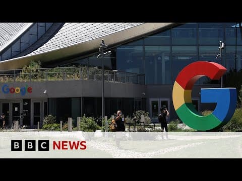 Google owner reveals £5bn AI investment in UK ahead of Donald Trump's state visit | BBC News thumbnail