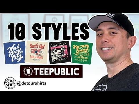 Want Sales on TeePublic? See 10 Popular Styles That Sell thumbnail