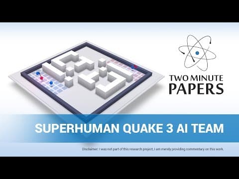 DeepMind Has A Superhuman Level Quake 3 AI Team! 🚀 thumbnail