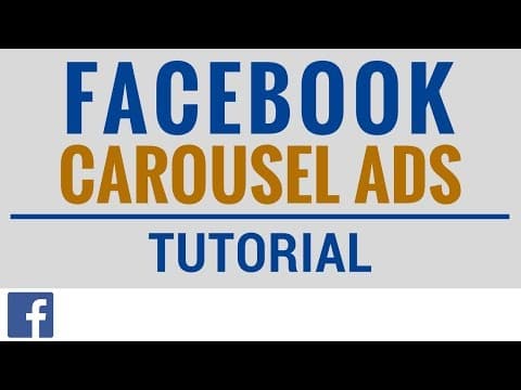 Facebook Carousel Ads Tutorial - Facebook Image Carousel Ads Examples and Best Practices thumbnail