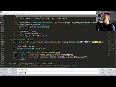 Running our Reinforcement Learning Agent - Self-driving cars with Carla and Python p.5 thumbnail