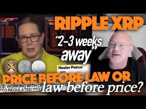 Ripple XRP: Price Before Law Or Law Before Price? Crypto Could Be Clear In 2-3 Weeks thumbnail
