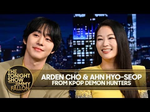 Arden Cho & Ahn Hyo-seop from KPop Demon Hunters Show Off Their Voice-Acting, Talk "Free" Covers thumbnail