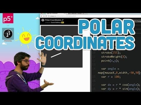 9.20: Polar Coordinates - p5.js Tutorial thumbnail