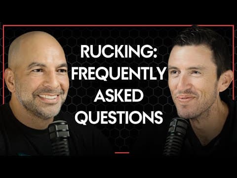 Answering frequently asked questions about rucking | Peter Attia and Jason McCarthy thumbnail