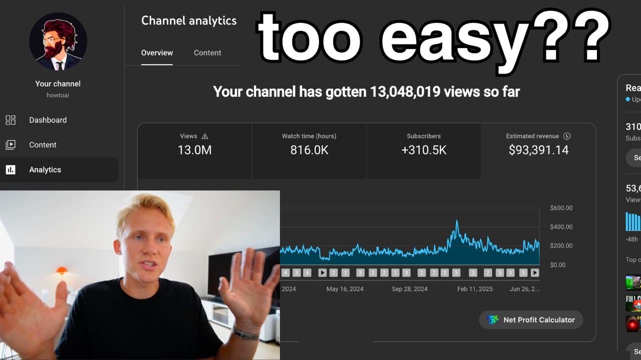 YouTube video player