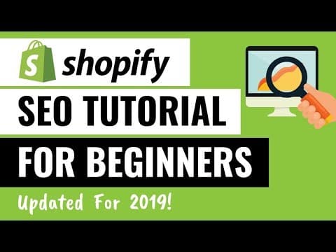 Shopify SEO Tutorial for Beginners - 10-Step Action Plan To Drive More Search Engine Traffic thumbnail