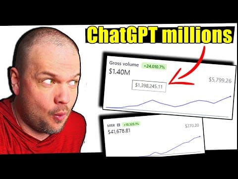 ChatGPT Business Ideas - How I Use ChatGPT to make money thumbnail