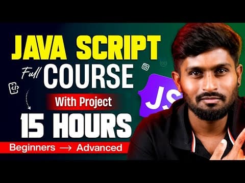 JavaScript Tutorial for beginners in Tamil | Basic to Advanced concepts | In தமிழ் thumbnail