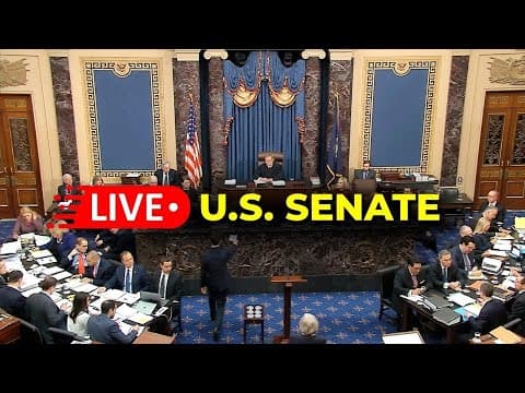 US Senate LIVE: Huge Clash Over War Powers Resolution to Block Trump Military Action | ICE Shooting thumbnail
