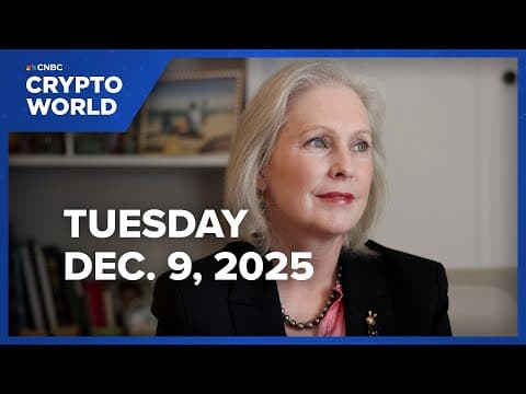 Sen. Gillibrand says 'nothing is holding up' progress on crypto market regulation: CNBC Crypto World thumbnail