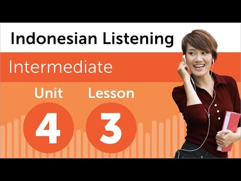 Indonesian Listening Practice - Talking About School Subjects in Indonesian thumbnail