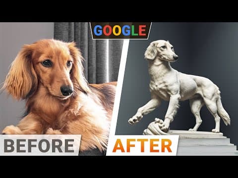Google's New AI: Dog Goes In, Statue Comes Out! 🗽 thumbnail