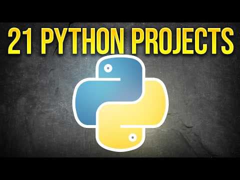 9 HOURS of Python Projects - From Beginner to Advanced thumbnail