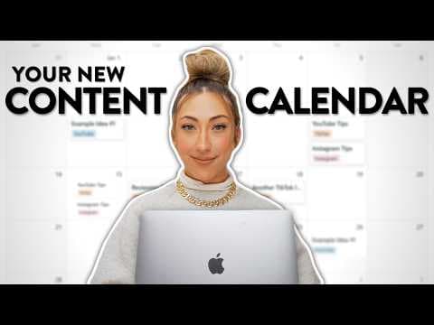 Content Calendar Notion Tutorial + free template 📅💡 how to use notion for content creators thumbnail