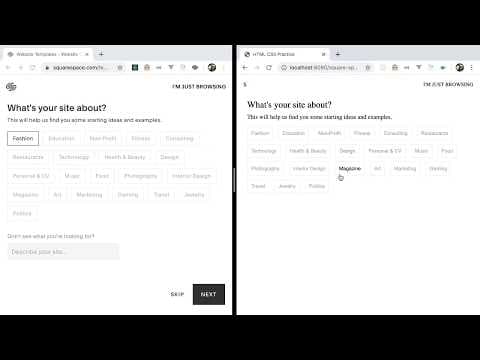 Replicating a Web Page in HTML and CSS thumbnail